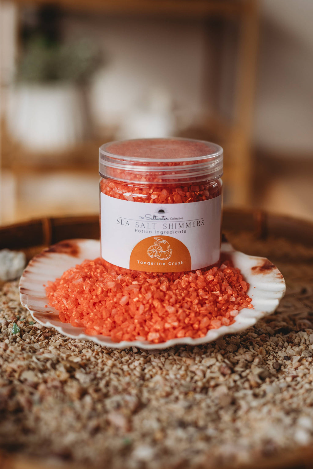 The Saltwater Collective - Tangerine Crush - Orange Sea Salt Shimmers Small