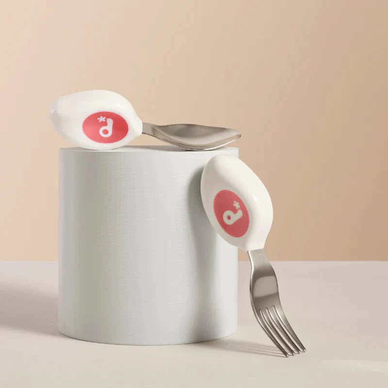 Doddl Fork and Spoon Set - Magenta