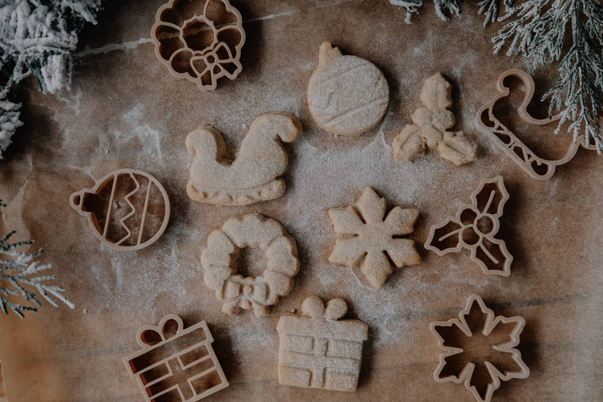 Kinfolk Pantry - Christmas Holiday Cutter Set - Eco Playdough Tool