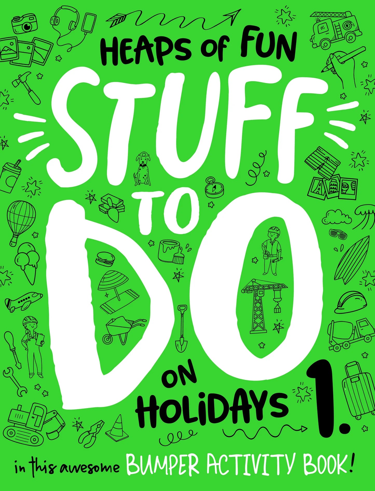Book | Bumper Activity Book - Heaps of Fun Stuff to Do on Holidays - Green