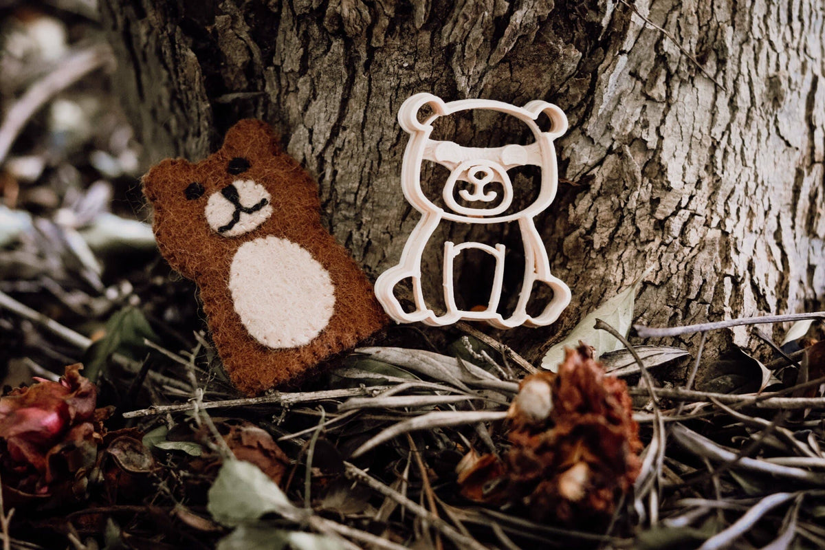 Kinfolk Pantry - Woodland Animals Cutter Set - Eco Playdough Tool