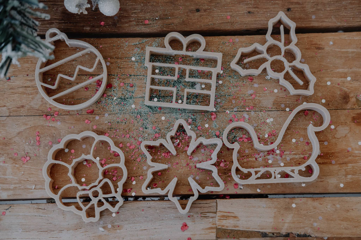 Kinfolk Pantry - Christmas Holiday Cutter Set - Eco Playdough Tool