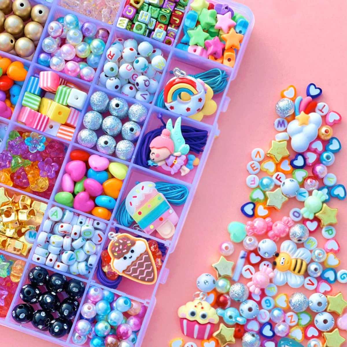 Sweet as Sugar Jewellery Making Kit Large Shapes & Colours