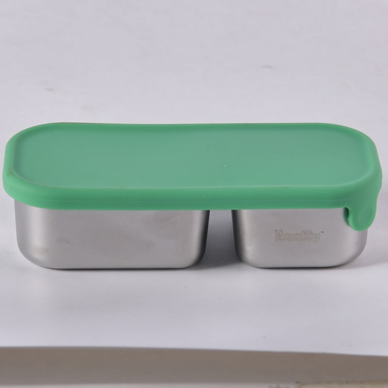Kaally - Stainless Steel Snack Pot – 2 Compartment
