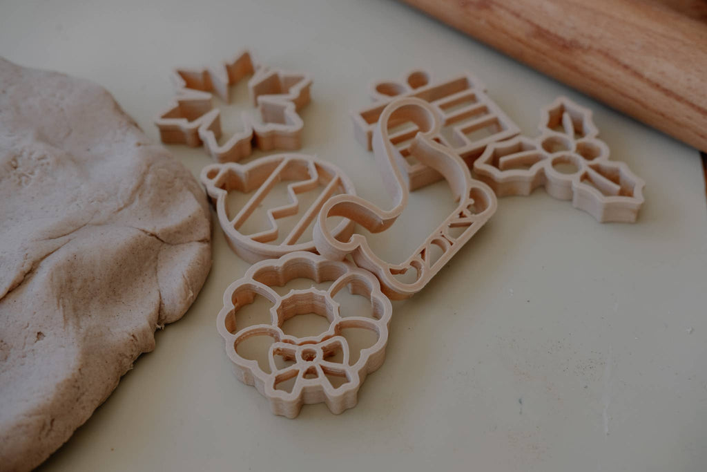 Kinfolk Pantry - Christmas Holiday Cutter Set - Eco Playdough Tool