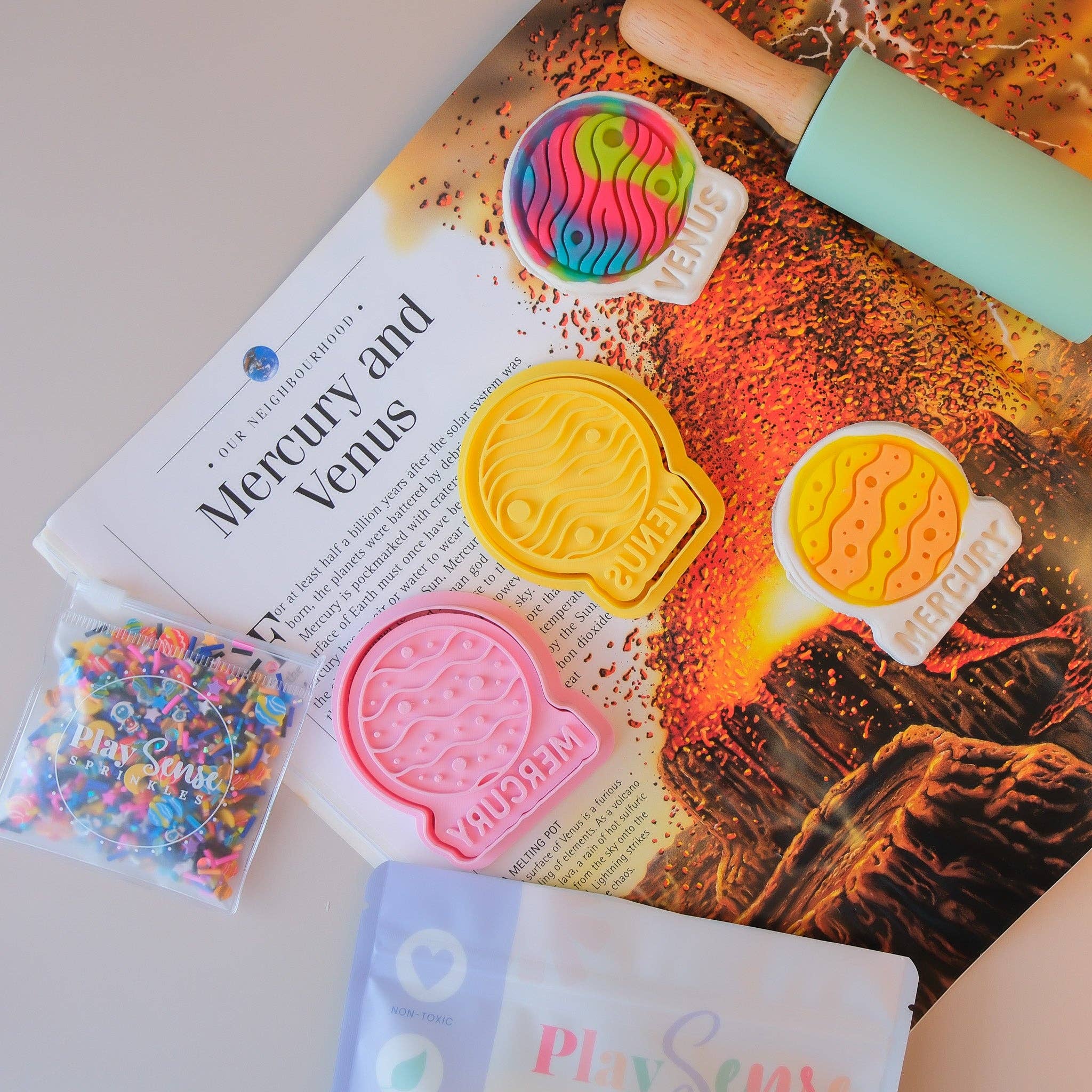 Play Sense - Eco Playdough Stamp | Limited Edition | Venus