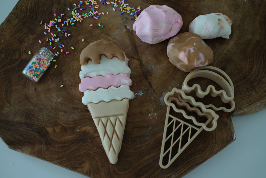 Kinfolk Pantry - Ice Cream Cutter Set - Eco Playdough Tool