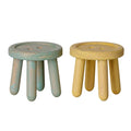 Maileg Stool Set Mouse Mint-Light Yellow