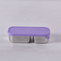Kaally - Stainless Steel Snack Pot – 2 Compartment