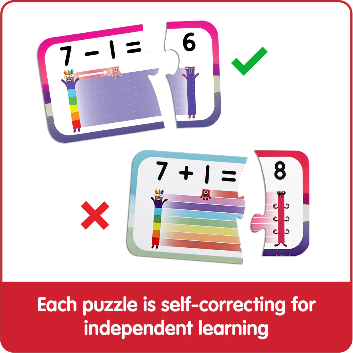Hand2Mind - Numberblocks Adding and Subtracting Puzzle Set