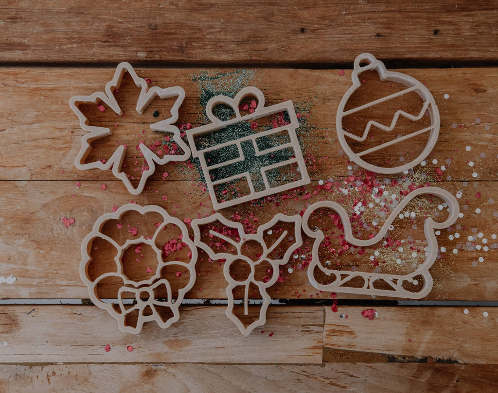 Kinfolk Pantry - Christmas Holiday Cutter Set - Eco Playdough Tool