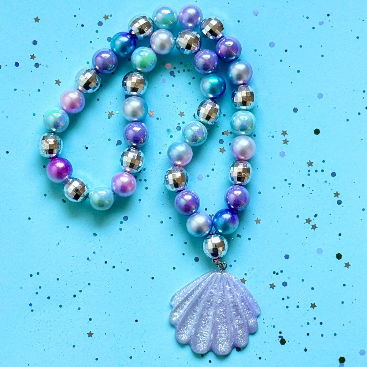 Sweet as Sugar Jewellery Beaded Necklace Seashell