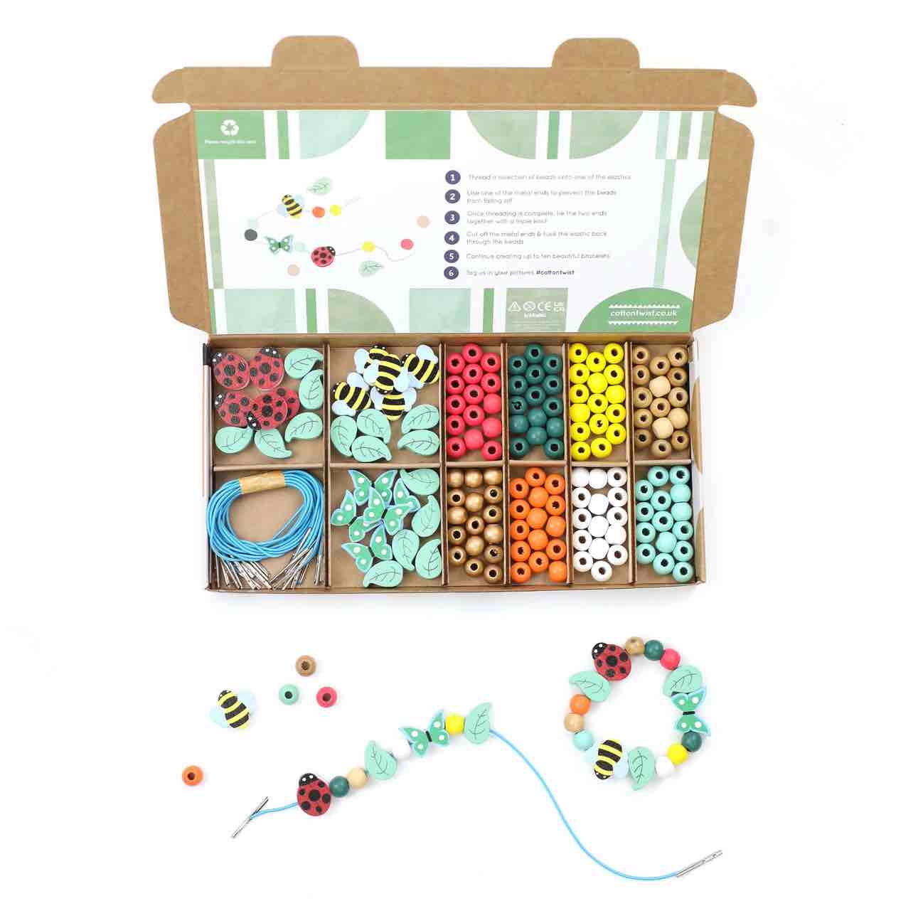 Cotton Twist - Minibeast Bracelet Making Kit