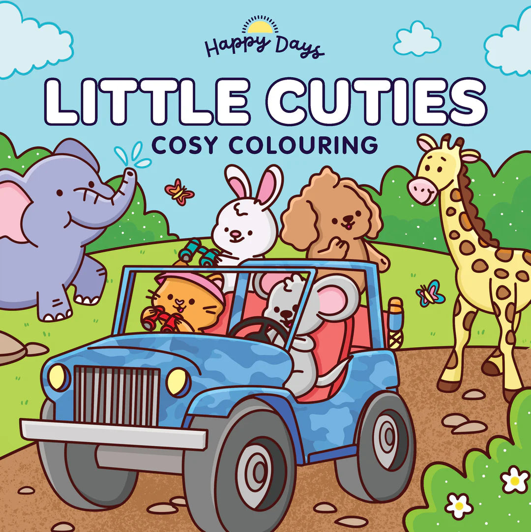 Book | Happy Days - Little Cuties Cosy Colouring