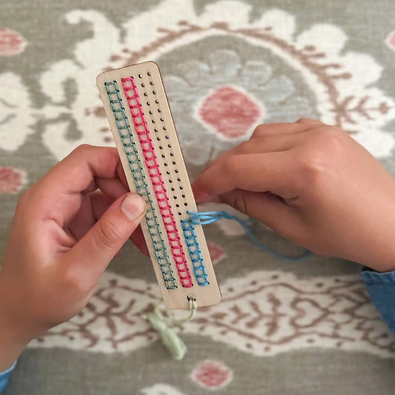 Cotton Twist - Make Your Own Stitched Tassel Bookmark