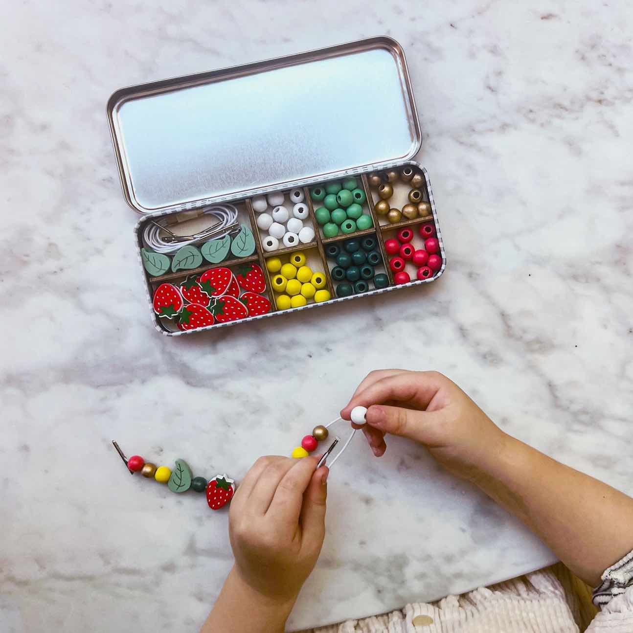 Cotton Twist - Strawberry Bracelet Bead Kit