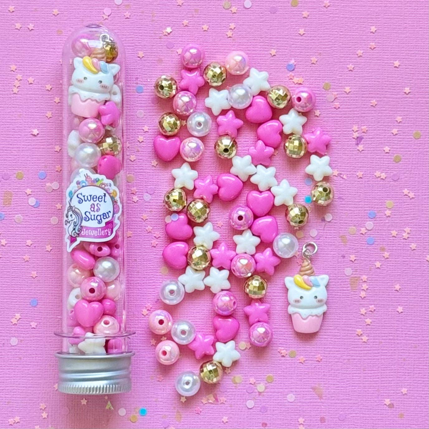 Sweet as Sugar Jewellery Making Kits Test Tube Necklace DIY