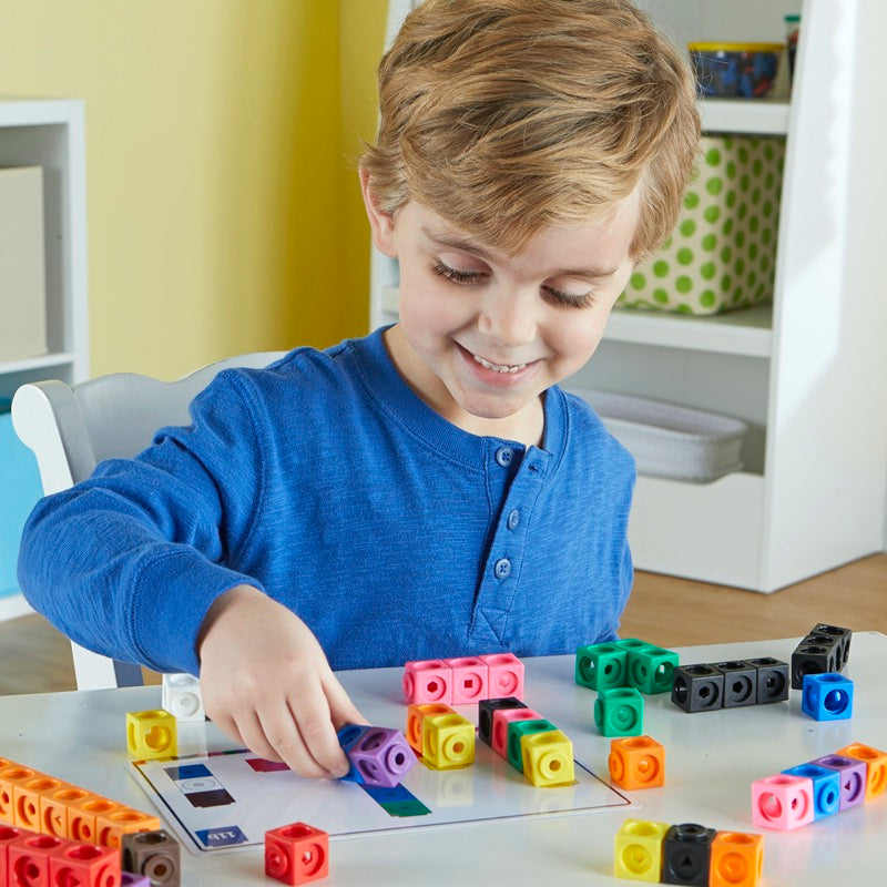 Learning Resources - Mathlink Cubes Early Math Activity Set