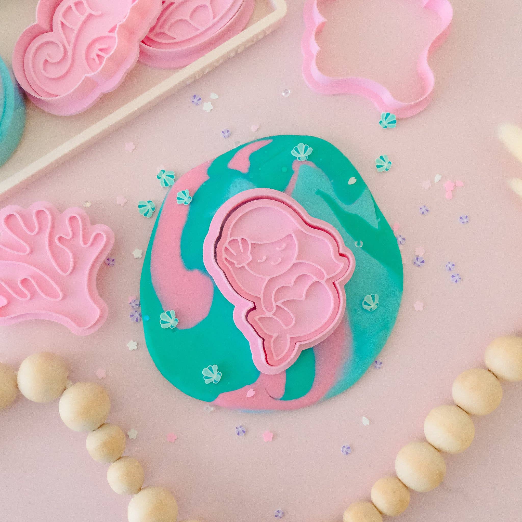 Play Sense - Eco Playdough Stamp | Mermaid