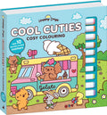 Book | Happy Days - Deluxe Cosy Colouring Folder - Cool Cuties