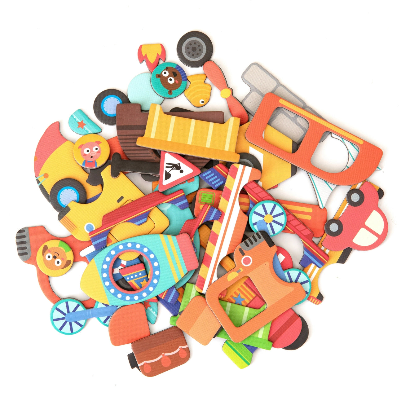 MierEdu - Magnetic Art Cases - Vehicles