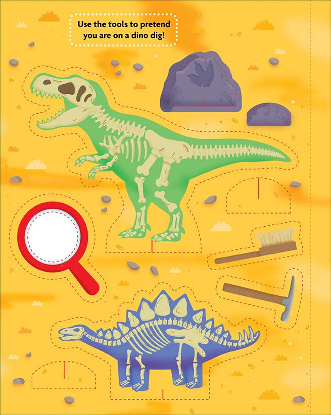 Book | FunFacts - Sticker Activity Book - Dinosaurs