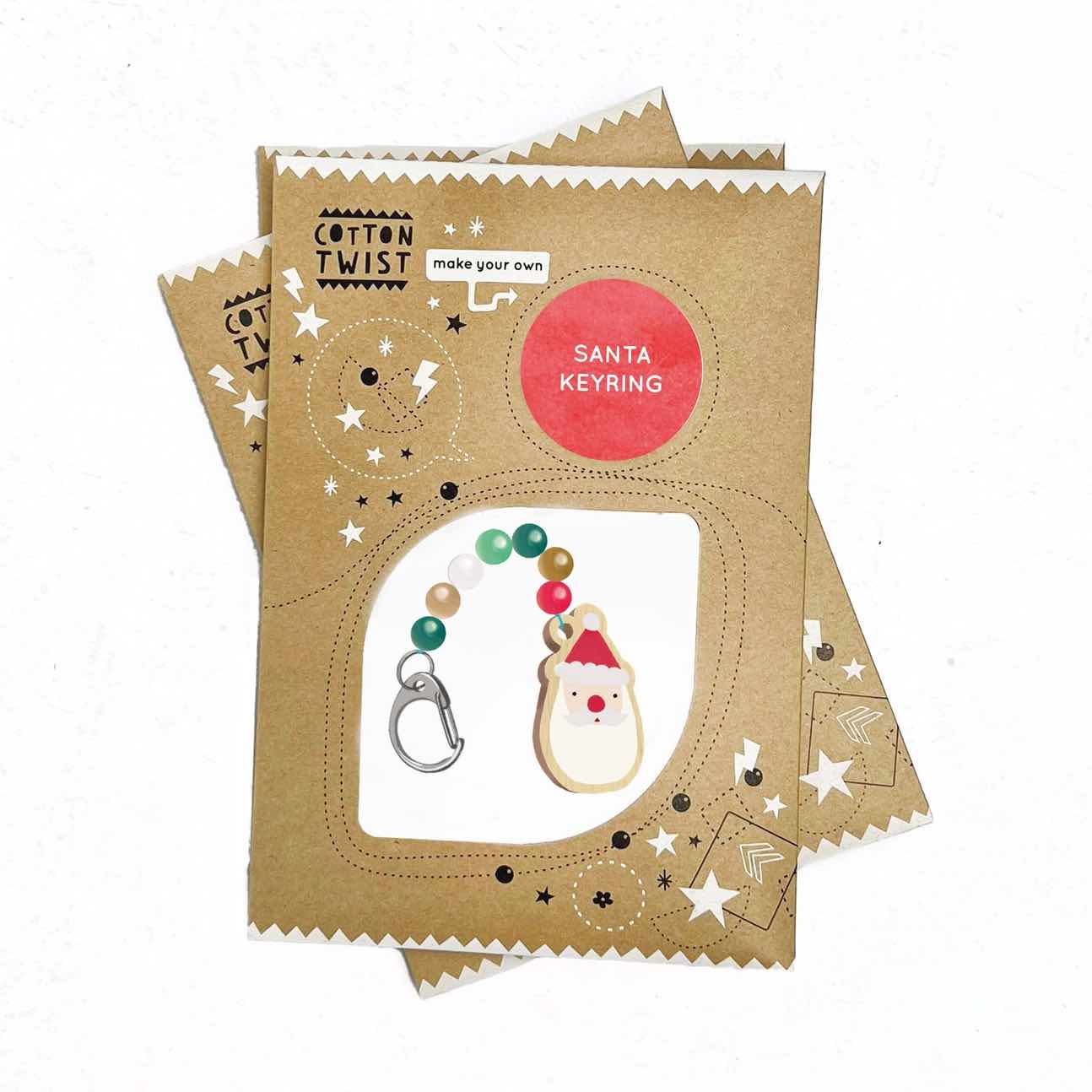 Cotton Twist - Make Your Own Santa Claus Keyring