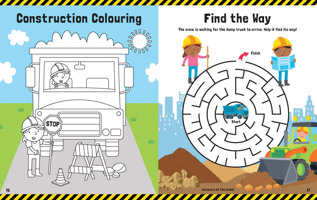 Book | Trucks & Diggers - Puffy Sticker Book