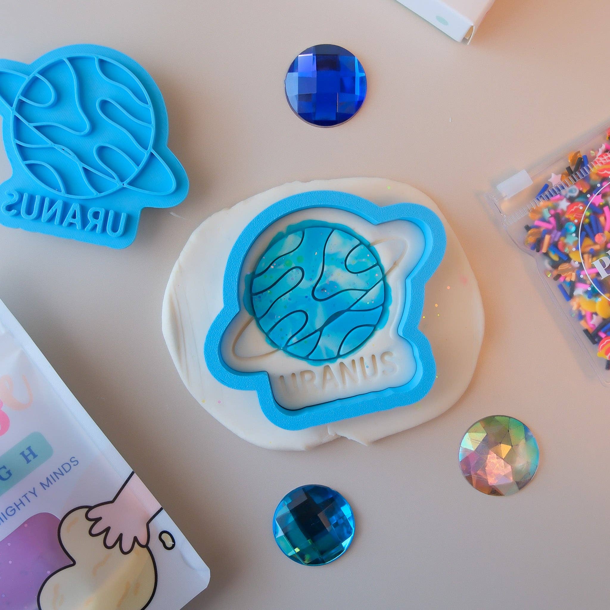 Play Sense - Eco Playdough Stamp | Limited Edition | Uranus