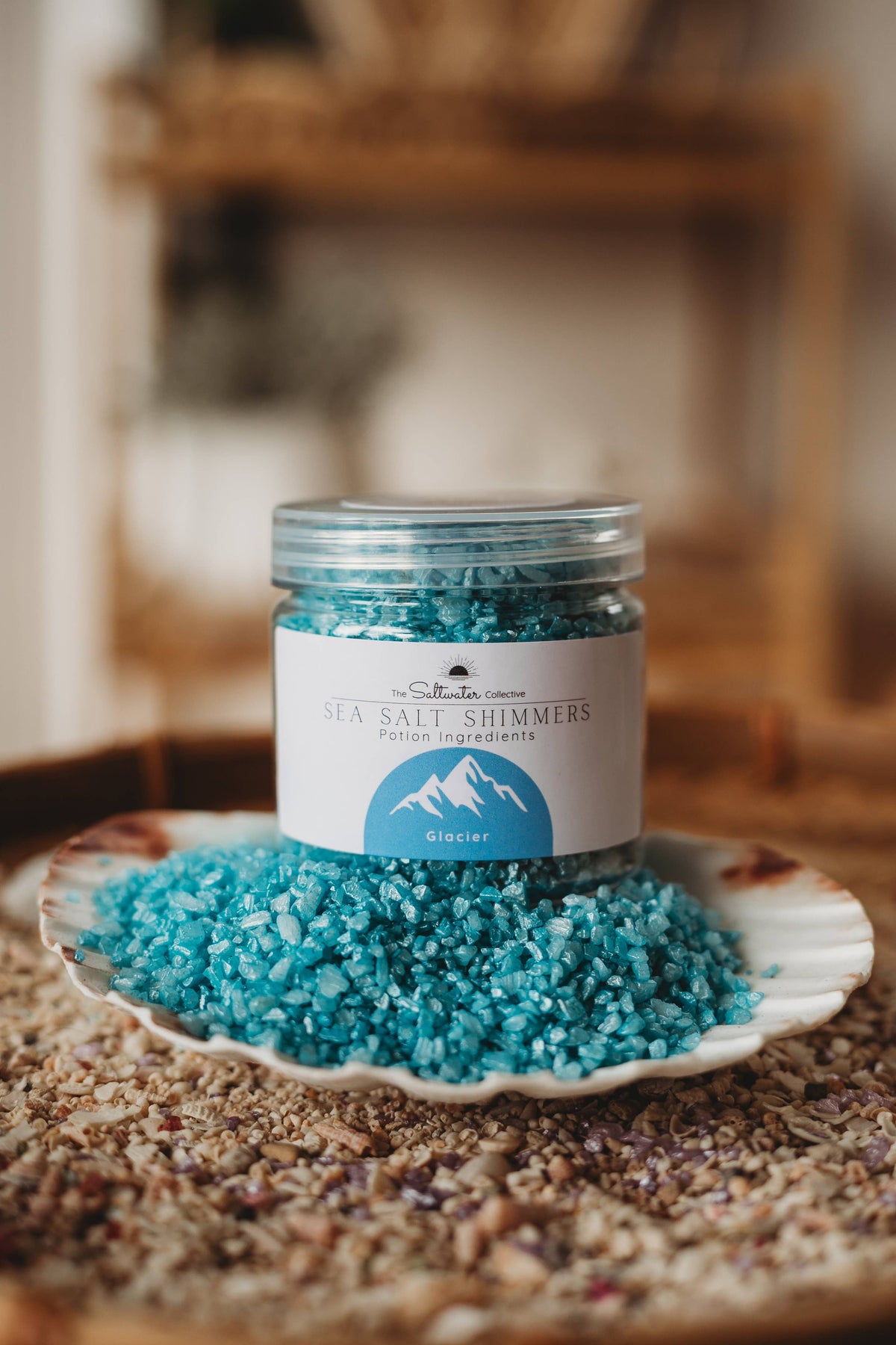 The Saltwater Collective - Glacier - Light Blue Sea Salt Shimmers Small