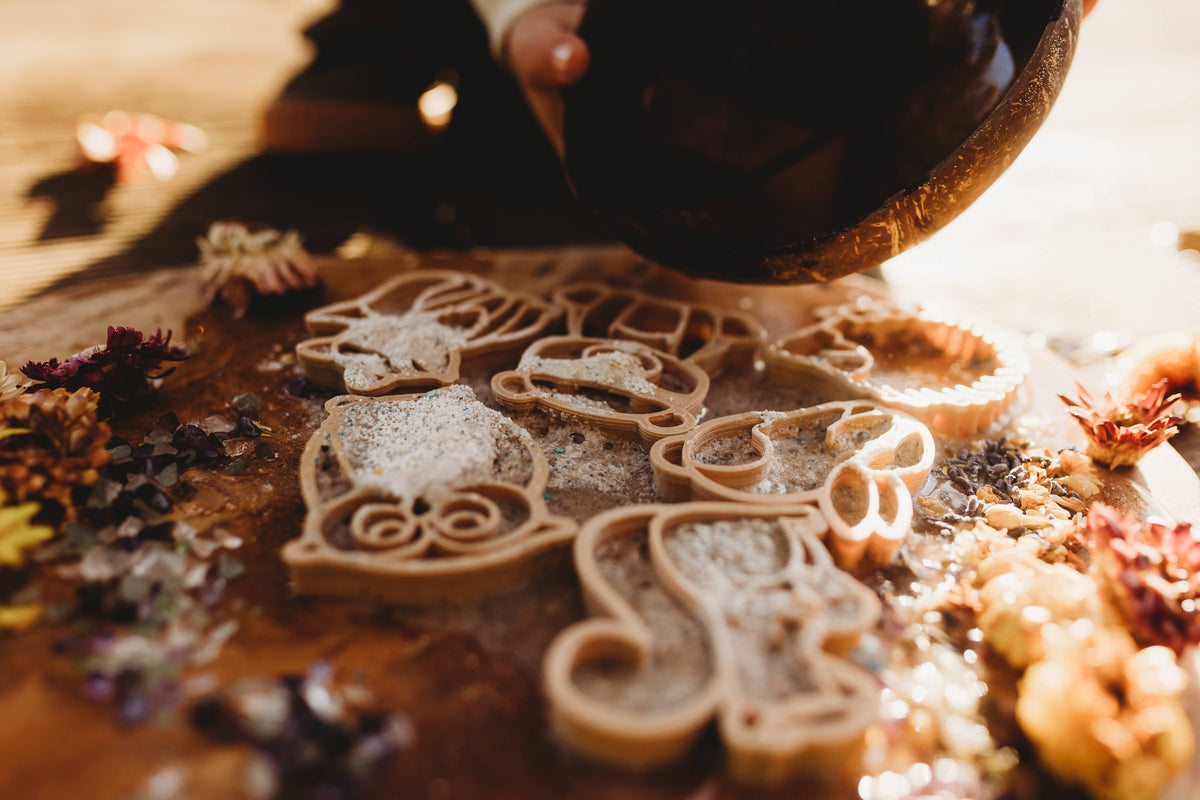 Kinfolk Pantry - Woodland Animals Cutter Set - Eco Playdough Tool