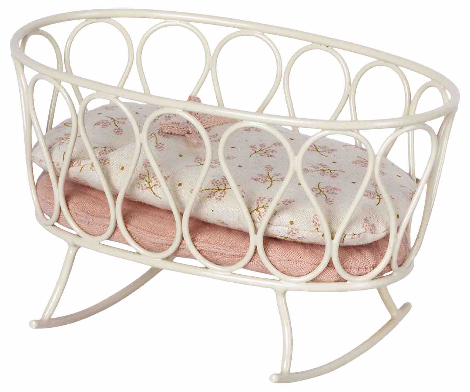 Maileg - Cradle w.Sleeping Bag MY Rose