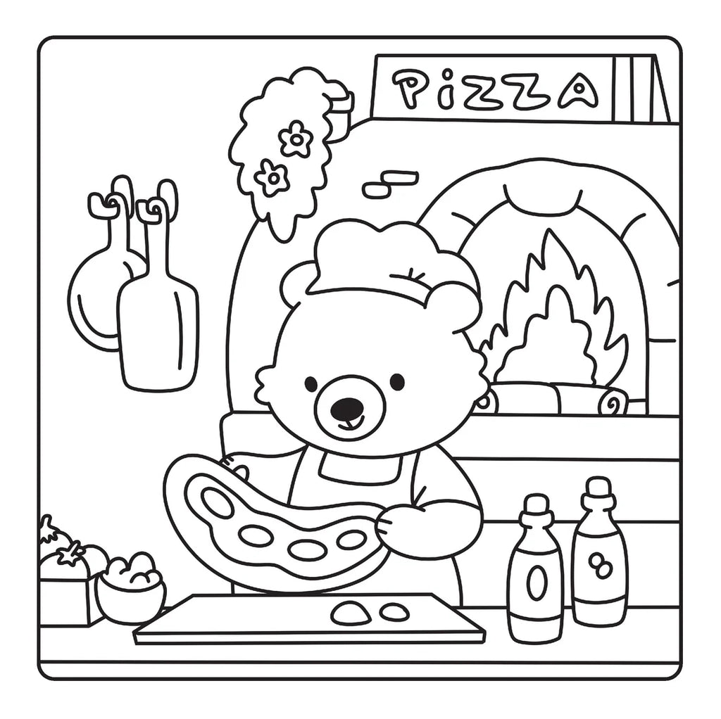 Book | Happy Days - Happy Cuties Cosy Colouring Kit