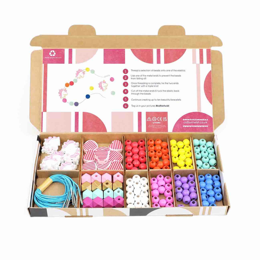 Cotton Twist - Unicorn & Heart Bracelet Making Kit