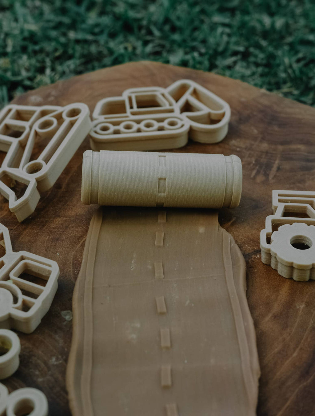 Kinfolk Pantry - Road Roller - Eco Pattern Playdough Roller