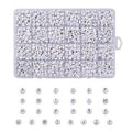Sweet as Sugar Jewellery Making Kit Large A-Z Silver & White Bead Kit