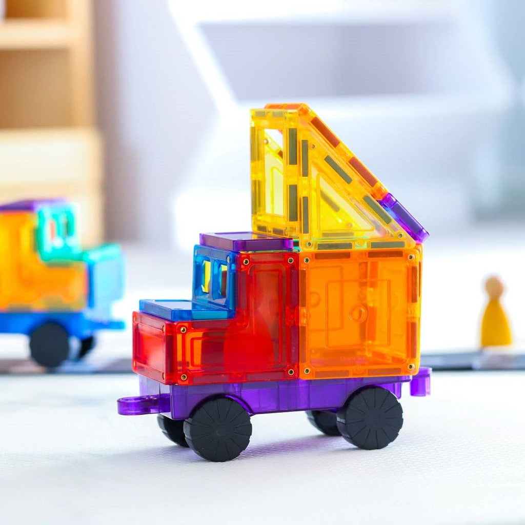 Learn & Grow Magnetic Tiles - Car Base Pack (2 Piece)