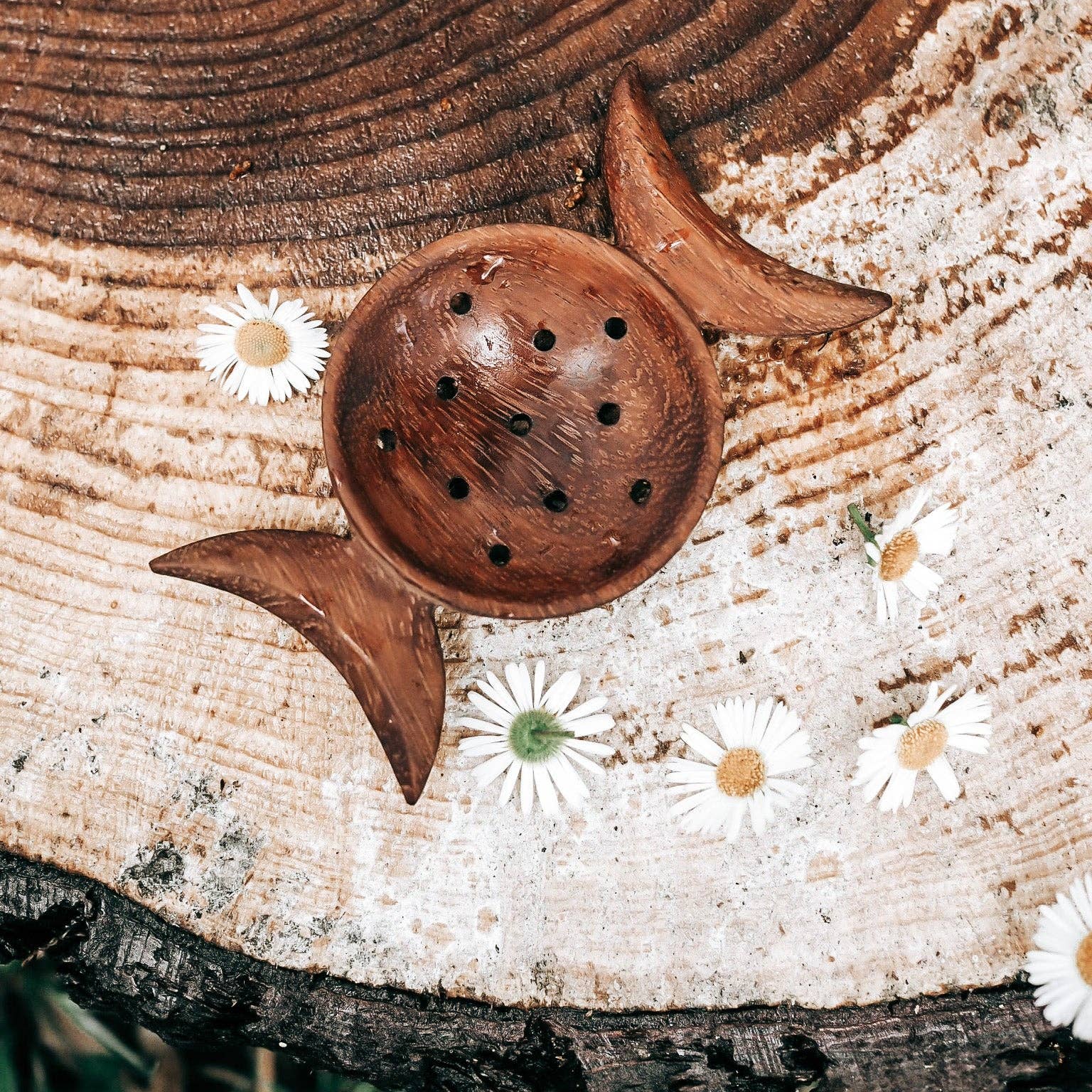 Wild Mountain Child - Crescent Moon Strainer