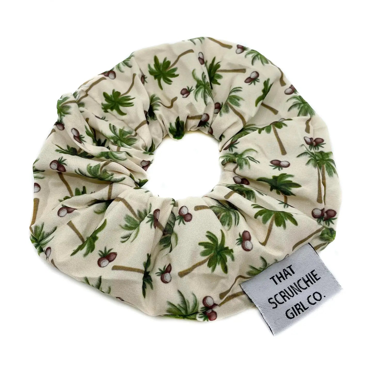 That Scrunchie Girl Co. - Coconut Island Hair Scrunchie