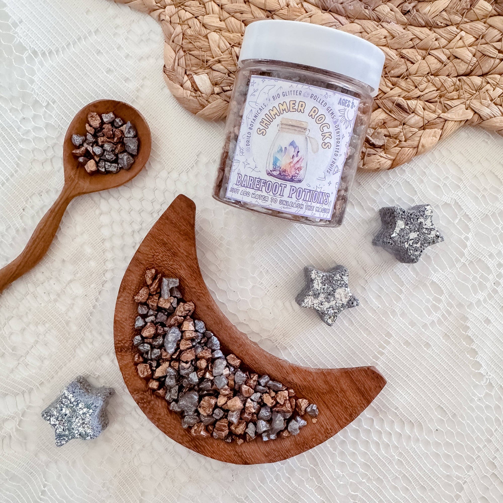 Barefoot Potions Shimmer Rocks - Shining Meteorites