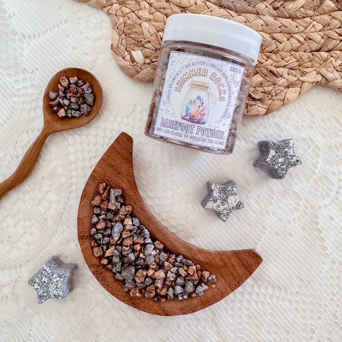 Barefoot Potions Shimmer Rocks - Shining Meteorites