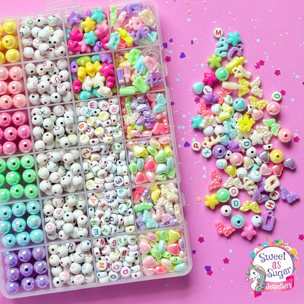 Sweet as Sugar Jewellery Making Kit Large Friendship Bracelets: Pastel Lovers