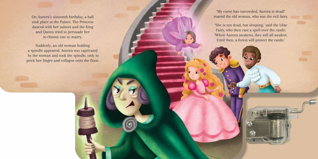 Book | Wind-Up Music Box Book - Sleeping Beauty