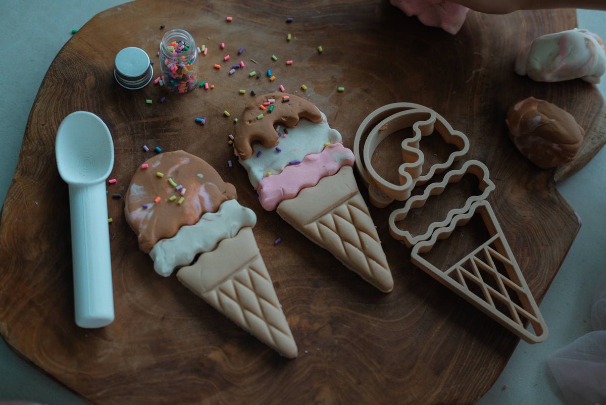 Kinfolk Pantry - Ice Cream Cutter Set - Eco Playdough Tool