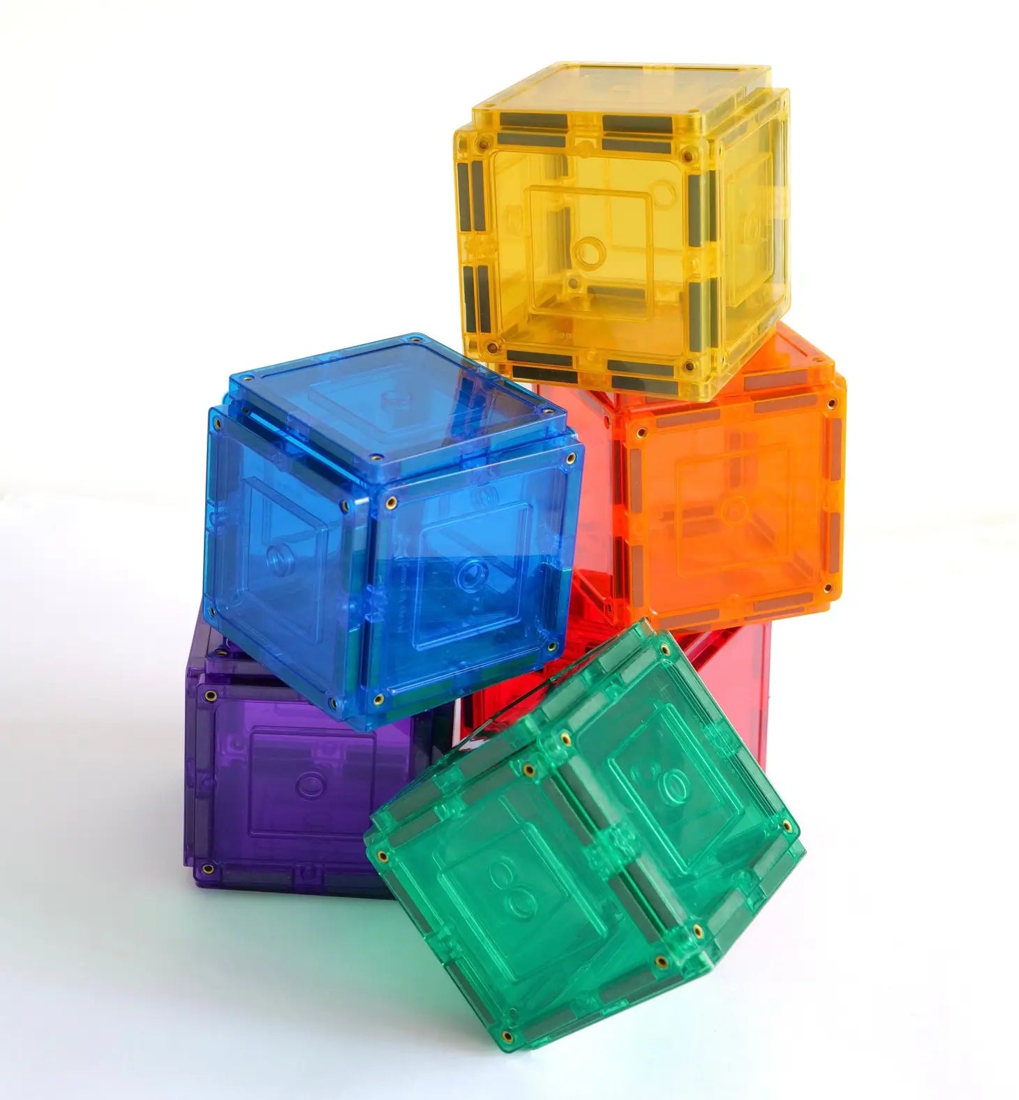 Learn & Grow Magnetic Tiles - Small Square Pack - 36 piece