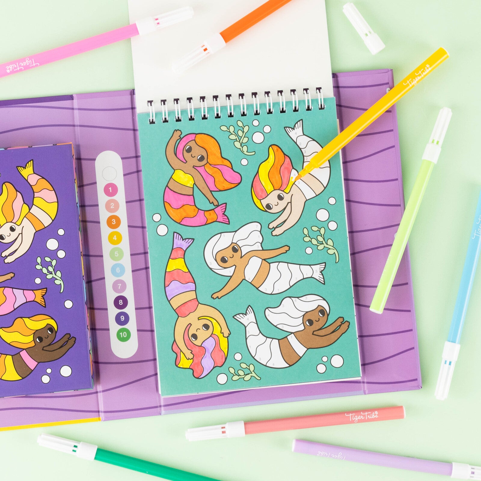 Tiger Tribe - Colour by Numbers - Mermaids and Friends