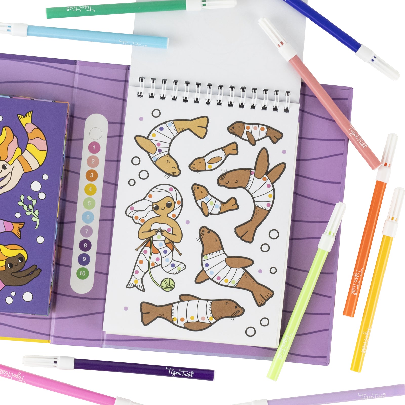 Tiger Tribe - Colour by Numbers - Mermaids and Friends