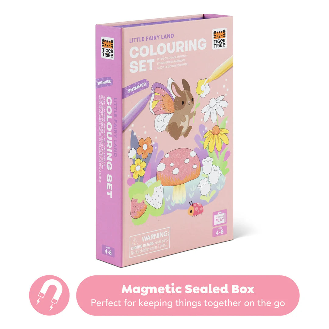 Tiger Tribe - Shimmer Colouring Set - Little Fairy Land
