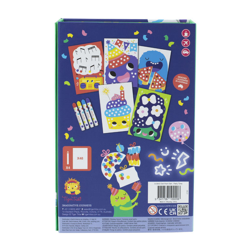 Tiger Tribe - Dot Paint Set - Party Time