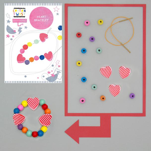 Cotton Twist - Make Your Own Heart Bracelet